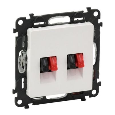 LEGRAND VALENA LIFE DOUBLE AUDIO SOCKET WHITE