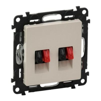 LEGRAND VALENA LIFE DOUBLE AUDIO SOCKET CREAM