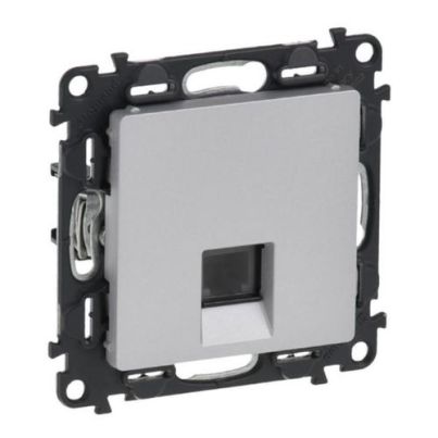 LEGRAND VALENA LIFE PHONE SOCKET 1XRJ11 ALUMINIUM