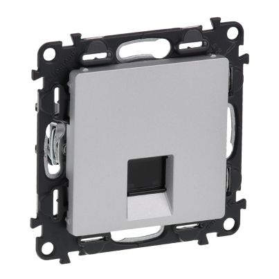 LEGRAND VALENA LIFE COMPUTER SOCKET 1XRJ45 5CAT.5E UTP ALUMINIUM