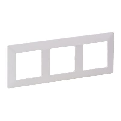 LEGRAND VALENA LIFE DECORATIVE TRIPLE PANEL WHITE