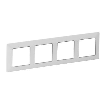 LEGRAND VALENA LIFE DECORATIVE FOURFOLD PANEL WHITE-CHROME