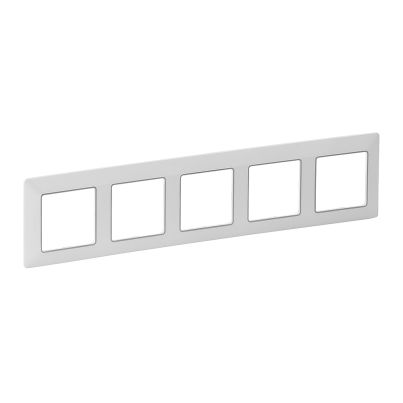 LEGRAND VALENA LIFE DECORATIVE FIVEFOLD PANEL WHITE-CHROME