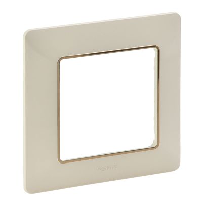 LEGRAND VALENA LIFE DECORATIVE SINGLE PANEL CREAM-GOLD