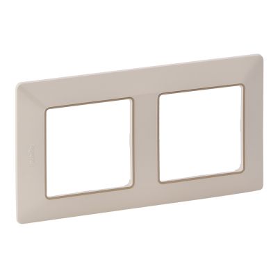 LEGRAND VALENA LIFE DECORATIVE DOUBLE PANEL CREAM-GOLD