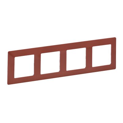 LEGRAND VALENA LIFE DECORATIVE FOURFOLD PANEL TERRACOTTA