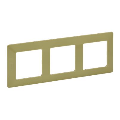 LEGRAND VALENA LIFE DECORATIVE TRIPLE PANEL LIME
