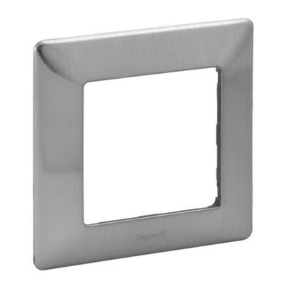 LEGRAND VALENA LIFE DECORATIVE SINGLE PANEL STAINLESS STEEL