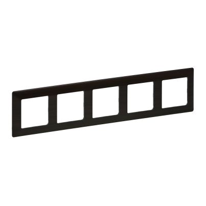 LEGRAND VALENA LIFE DECORATIVE FIVEFOLD PANEL DARK WOOD