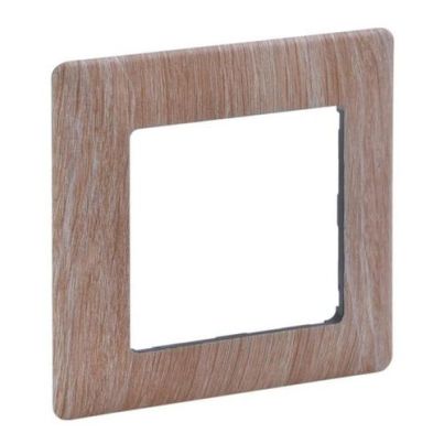 LEGRAND VALENA LIFE DECORATIVE SINGLE PANEL LIGHT WOOD