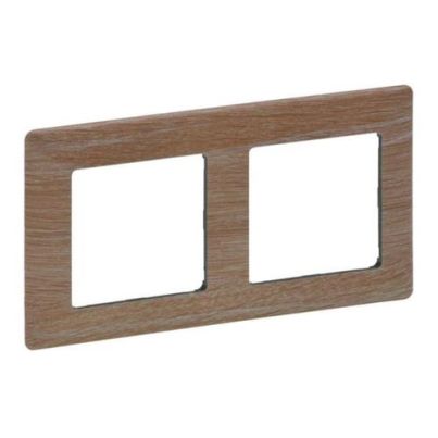 LEGRAND VALENA LIFE DECORATIVE DOUBLE PANEL LIGHT WOOD