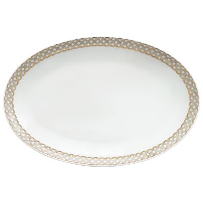 Oval serving dish Precious Pasta 32х21cm