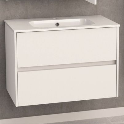 CABINET WITH 2 DRAWERS BATHROOM SET WITH BASIN 7955 KAROLAN