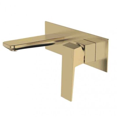 ELINOR BRUSH GOLD BRASS BUILT-IN MIXER