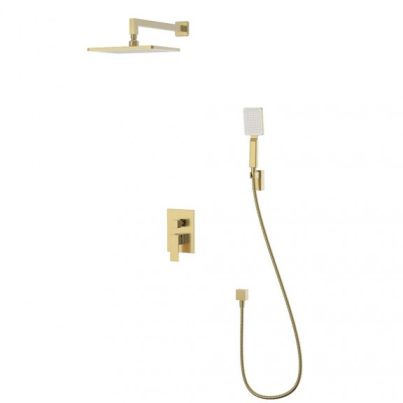 ELINOR BRUSH GOLD BUILT-IN SHOWER MIXER