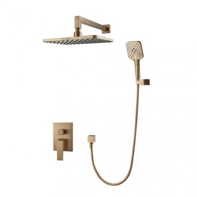 ELINOR BRUSH ROSE GOLD BUILT-IN SHOWER MIXER