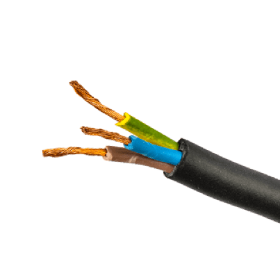 Rubber flexible cable H05RR-F 3x1mm²