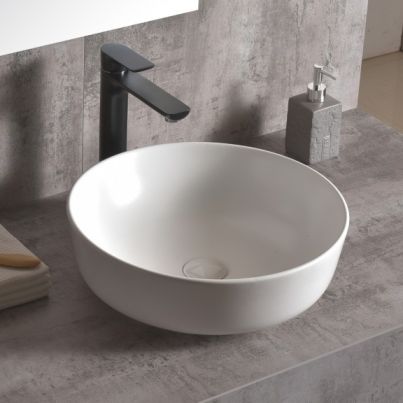 PORCELAIN BASIN 875MW DALIA WHITE MATT