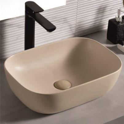 PORCELAIN BASIN 887BEIGE BEIGE MATT