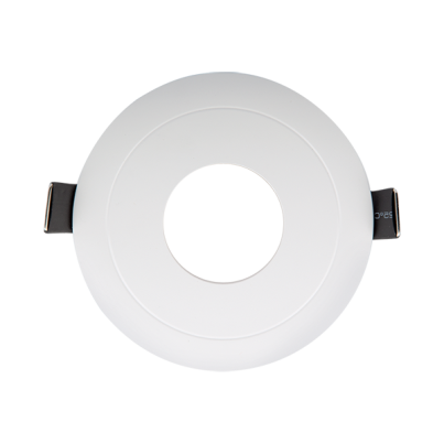 Plastic downlight round In Middle D90Mm white