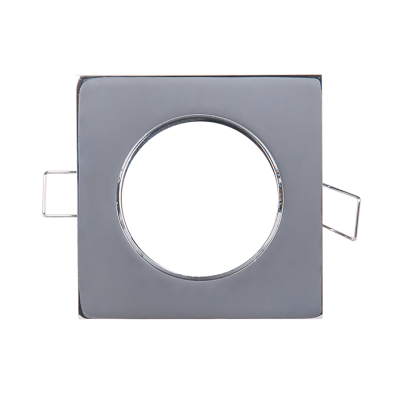 Metal downlight square 85X85Mm chrome