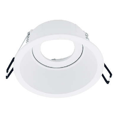 Recessed round down light EL-259Rd GU10 white