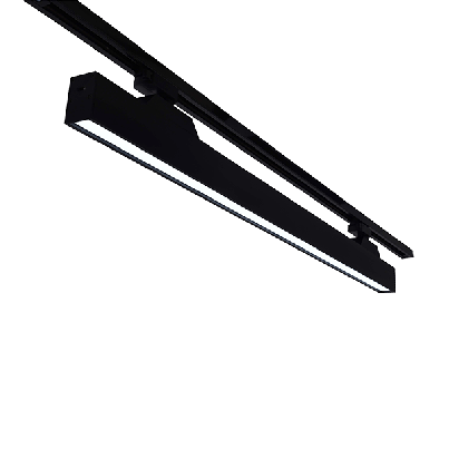TRACK LIGHT T30 4-LINES 24W 30° CCT BLACK