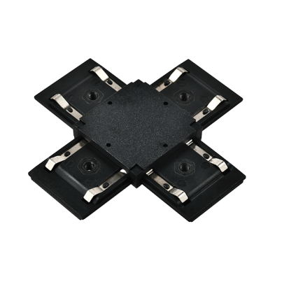 EL-XC X-CONNECTOR FOR ULTRA SLIM MAGN. RAIL BLACK