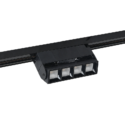 TRACK LIGHT ZFLD 2-LINES 12W 30° 3000K BLACK