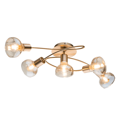 ADDY Spot lamp 5xE14 antique brass