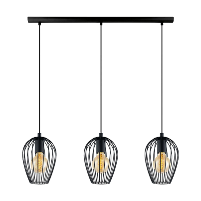 ADRIA PENDANT 3XE27 BLACK