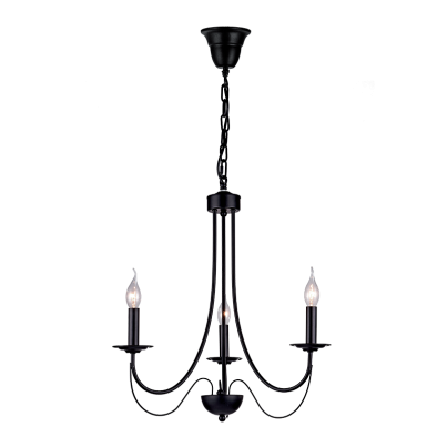 ANGELA Chandelier 5xE14 black