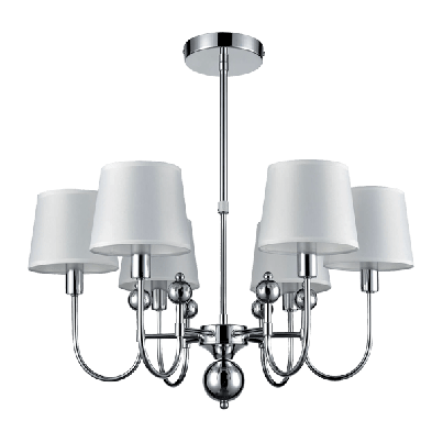 SOPHIA Chandelier 5xE14 chrome/cream