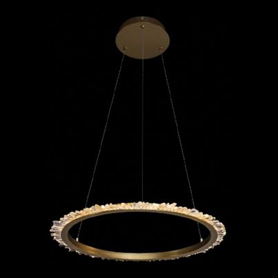 CORONA LED PENDANT 34W 3000K, GOLD