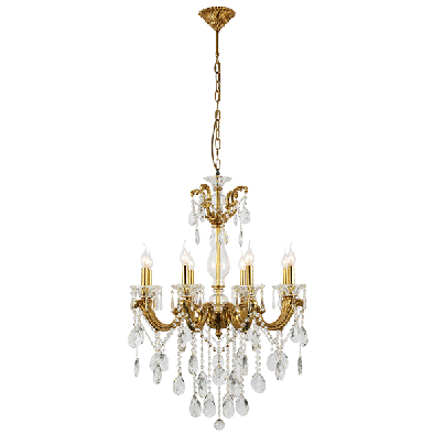 RICHARD Chandelier 8xE14 brass