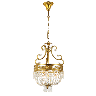 RALPH Chandelier 15xE14 brass