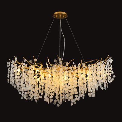 LOUIS Chandelier 13xG9 gold