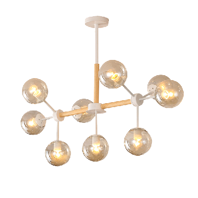 ISABEL Chandelier 9xE27 white