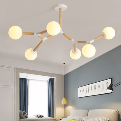 JANE Chandelier 6xE27 white