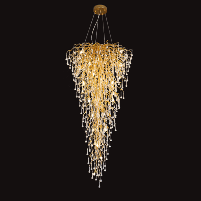 ANDREW Chandelier 13xG9 gold