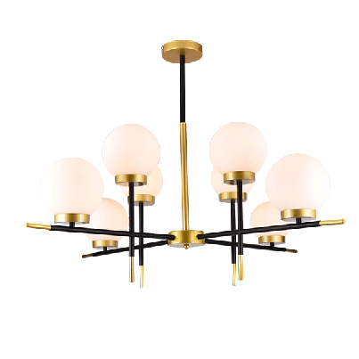 RICK Chandelier 3xE27  black/bronze