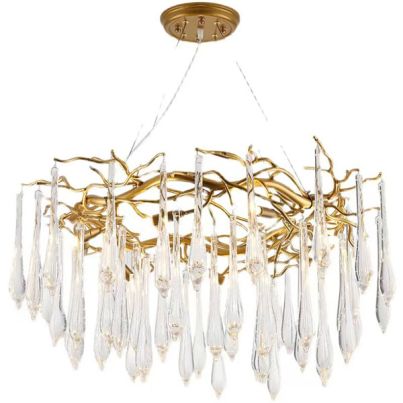 KAROL Chandelier 12xG9 gold