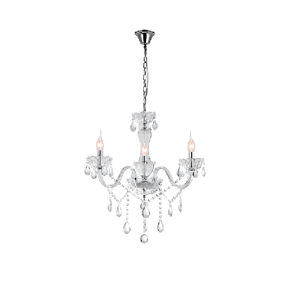 MADLEN Chandelier 5xE14 transperent