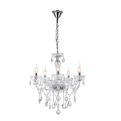 EDWARD Chandelier 8xE14 brass