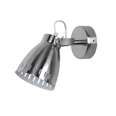 NOAH Spot lamp 1xE27 satin nickel Metal