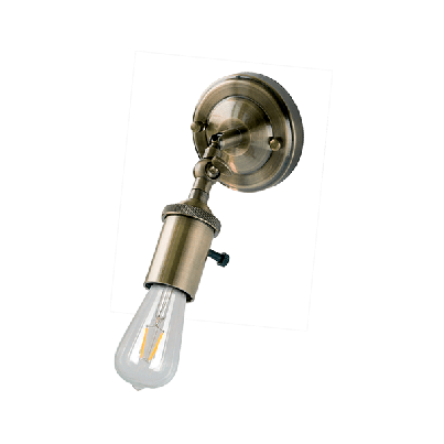 SAILOR Wall lamp 1xE27 antique brass