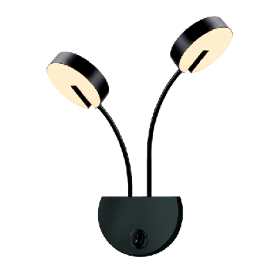 SENSO LED Wall lamp 2x17W 3000K black