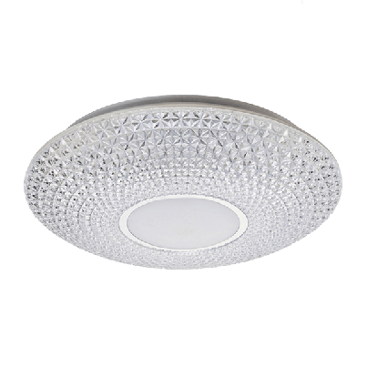 LUCE LED ceiling lamp 24W with remote control Chrome