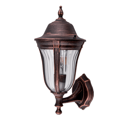 MARK lantern upward 1xE27 black red brass