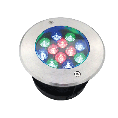 LED underwater pool light for recessed mounting with remote control 12 power